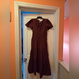 Lea Cotton Midi Dress